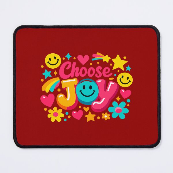 Item preview, Choose Joy Retro 90s Aesthetic | Vibrant Y2K Pop Art Smile designed and sold by Far Out Goods.