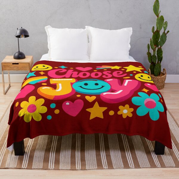 Item preview, Choose Joy Retro 90s Aesthetic | Vibrant Y2K Pop Art Smile designed and sold by Far Out Goods.