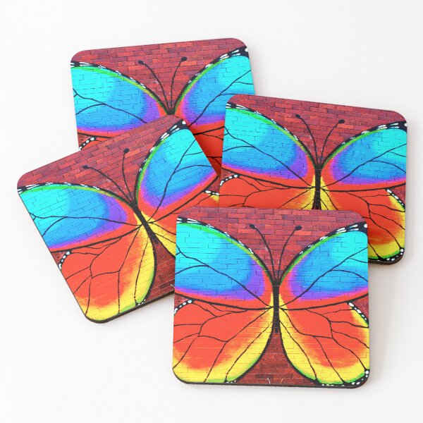 Item preview, Vibrant Butterfly Mural  designed and sold by BradKnorrArt.