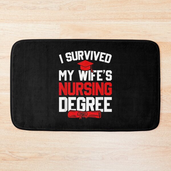 Item preview, I Survived My Wife's Nursing Degree, Funny Graduation designed and sold by Goleon12.