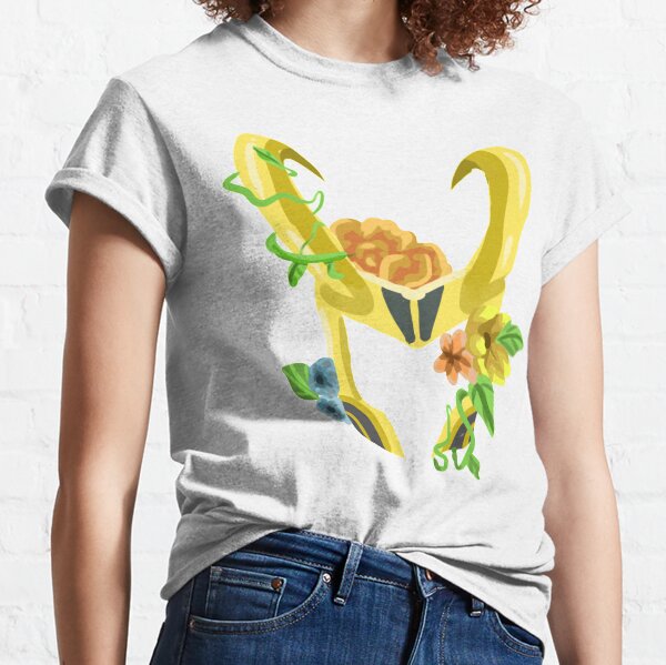 Loki's floral helmet- design Classic T-Shirt