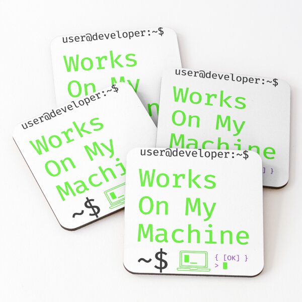 Item preview, Works On My Machine  Programmer Humor Shirt designed and sold by KurtByteStudio.