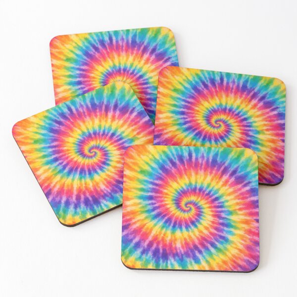 Item preview, Retro Rainbow Spiral Tie Dye Pattern designed and sold by Far Out Goods.