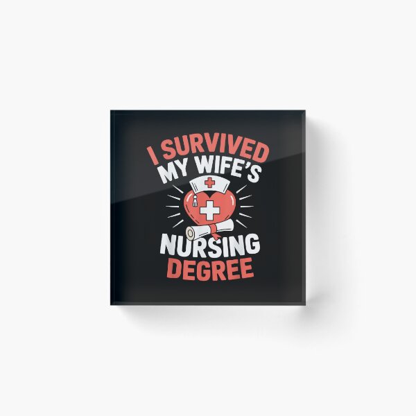 Item preview, I Survived My Wife's Nursing Degree Nurse Graduation 2025 designed and sold by Goleon12.