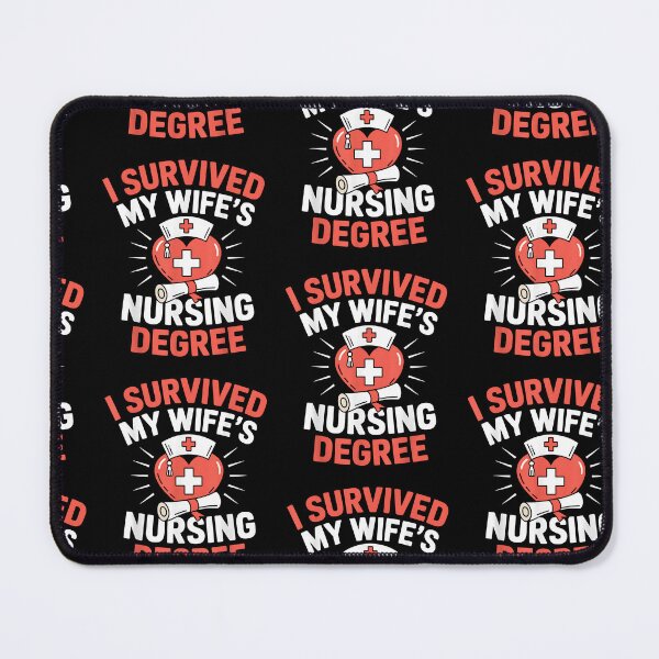 Item preview, I Survived My Wife's Nursing Degree Nurse Graduation 2025 designed and sold by Goleon12.