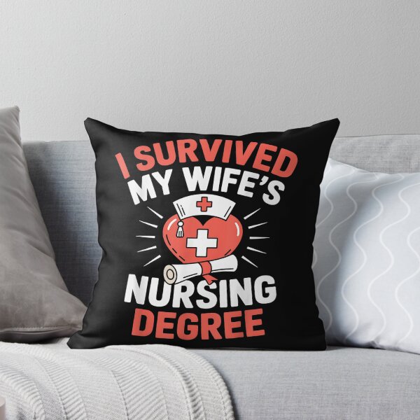 Item preview, I Survived My Wife's Nursing Degree Nurse Graduation 2025 designed and sold by Goleon12.