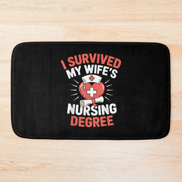 Item preview, I Survived My Wife's Nursing Degree Nurse Graduation 2025 designed and sold by Goleon12.