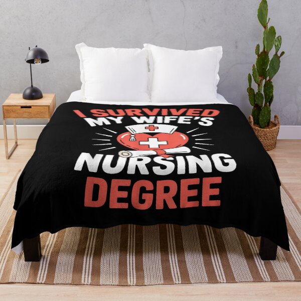 Item preview, I Survived My Wife's Nursing Degree Nurse Graduation 2025 designed and sold by Goleon12.
