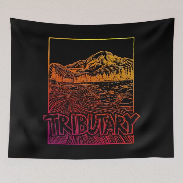 Item preview, Tributary - Sunset designed and sold by ConsuelCarter.
