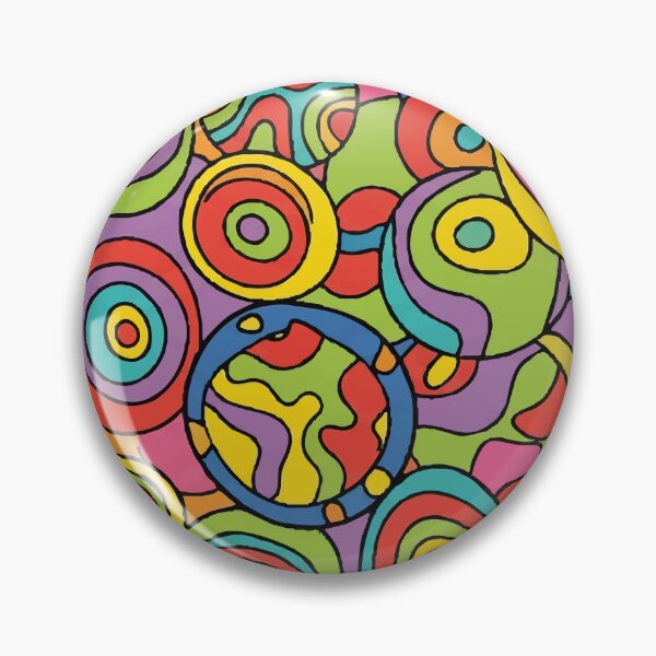 Item preview, Groovy Psychedelic Bubbles - Retro 70s Abstract Lava Lamp Pattern designed and sold by Far Out Goods.
