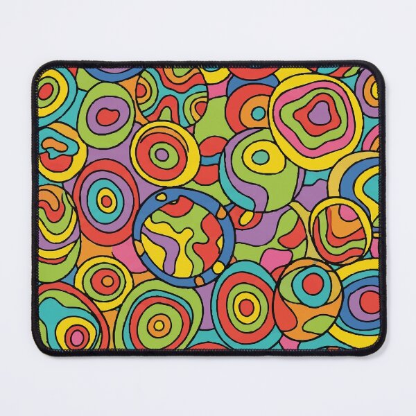 Item preview, Groovy Psychedelic Bubbles - Retro 70s Abstract Lava Lamp Pattern designed and sold by Far Out Goods.