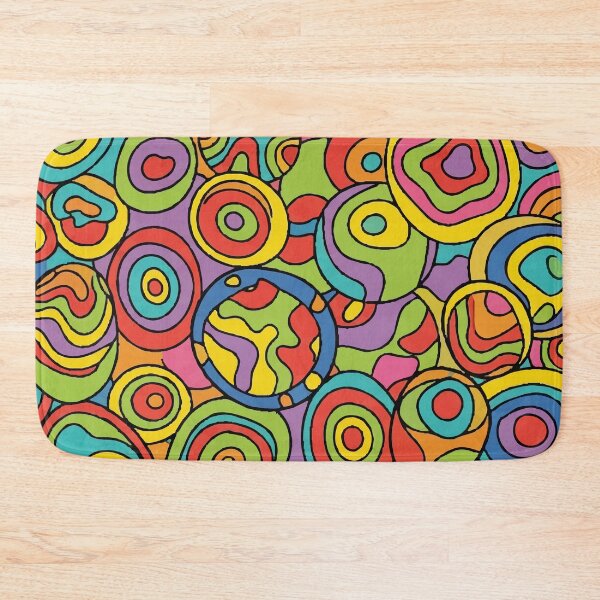 Item preview, Groovy Psychedelic Bubbles - Retro 70s Abstract Lava Lamp Pattern designed and sold by Far Out Goods.