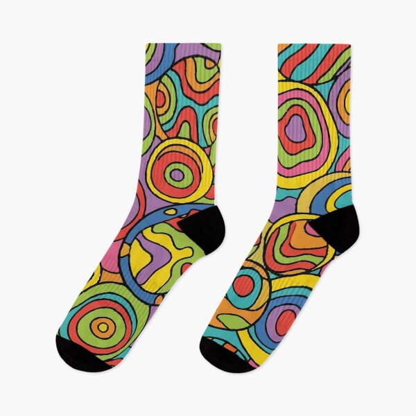 Item preview, Groovy Psychedelic Bubbles - Retro 70s Abstract Lava Lamp Pattern designed and sold by Far Out Goods.