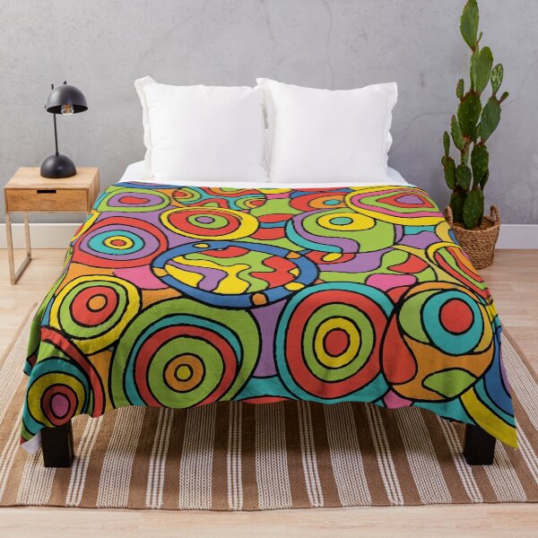 Item preview, Groovy Psychedelic Bubbles - Retro 70s Abstract Lava Lamp Pattern designed and sold by Far Out Goods.