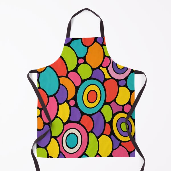 Item preview, Retro Mod Pop Art - Colorful Abstract Mid Century Circles Pattern designed and sold by Far Out Goods.