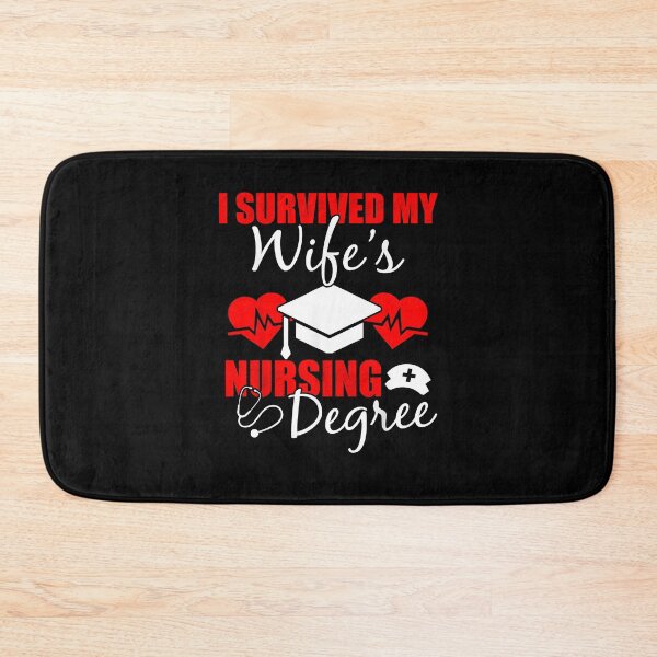 Item preview, Funny I Survived My Wife's Nursing Degree Wife designed and sold by Goleon12.