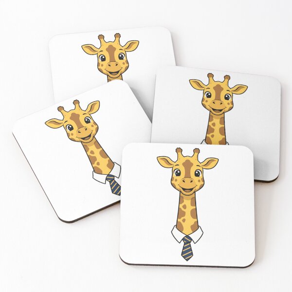 Item preview, Cute Cartoon Giraffe Boss Wearing Necktie designed and sold by k3rstman1.