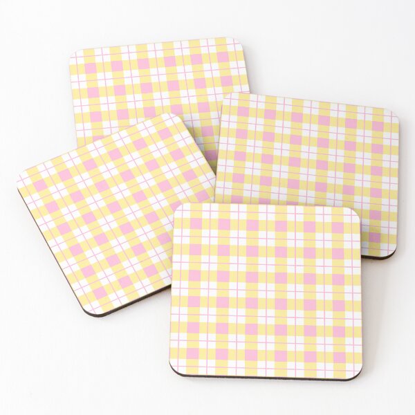 Item preview, Cute Sweet Pink and Yellow Gingham Check Seamless Pattern designed and sold by nuchz.