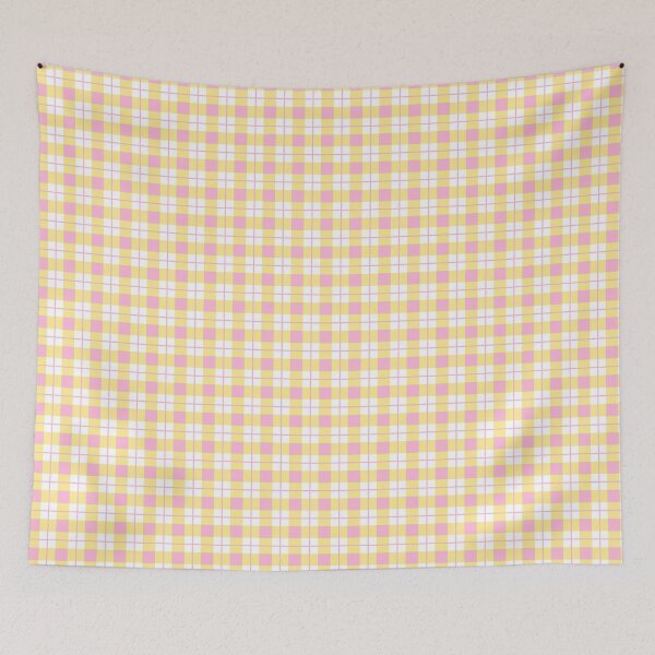 Item preview, Cute Sweet Pink and Yellow Gingham Check Seamless Pattern designed and sold by nuchz.