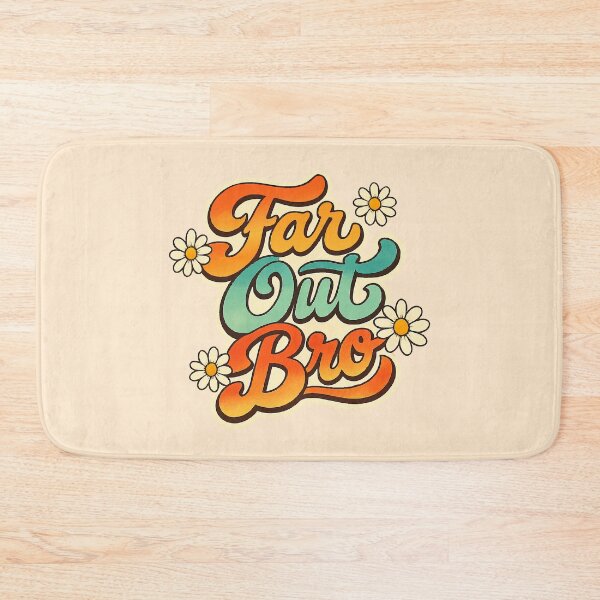 Item preview, Retro Far Out Bro - Groovy 70s Vintage Daisy Aesthetic designed and sold by Far Out Goods.