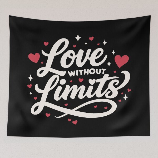 Item preview, Love Without Limits – Christian Faith designed and sold by Verse & Vibes.