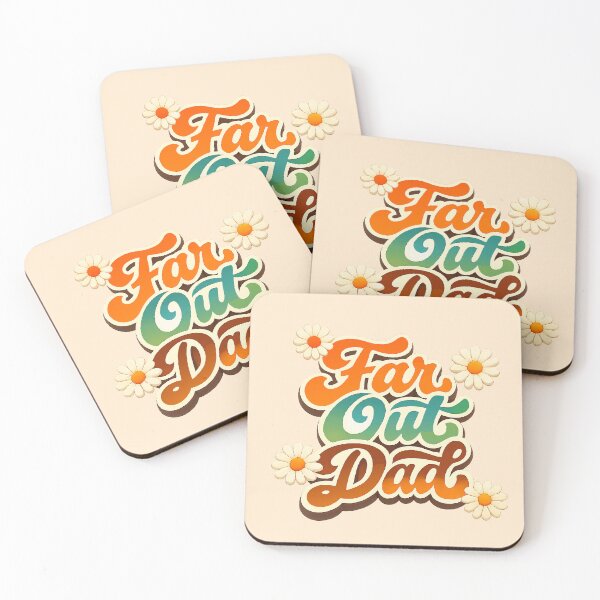Item preview, Retro Far Out Dad - Groovy 70s Vintage Daisy Aesthetic designed and sold by Far Out Goods.