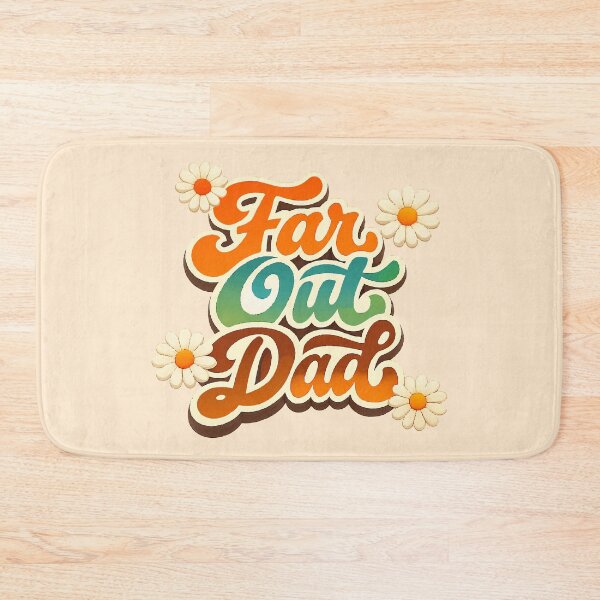 Item preview, Retro Far Out Dad - Groovy 70s Vintage Daisy Aesthetic designed and sold by Far Out Goods.