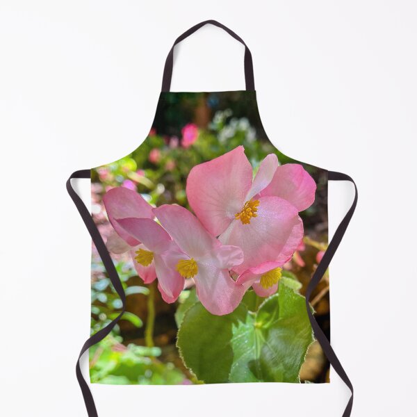 Item preview, Soft Pink Begonia Flowers Blooming in Garden designed and sold by Be Captured by Brittany Emma.