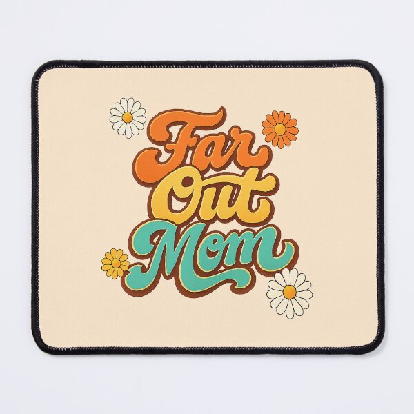 Item preview, Retro Far Out Mom - Groovy 70s Vintage Daisy Aesthetic designed and sold by Far Out Goods.
