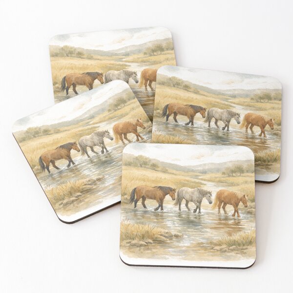 Item preview, Wild Horses Running Equestrian Western Country designed and sold by will freed18.