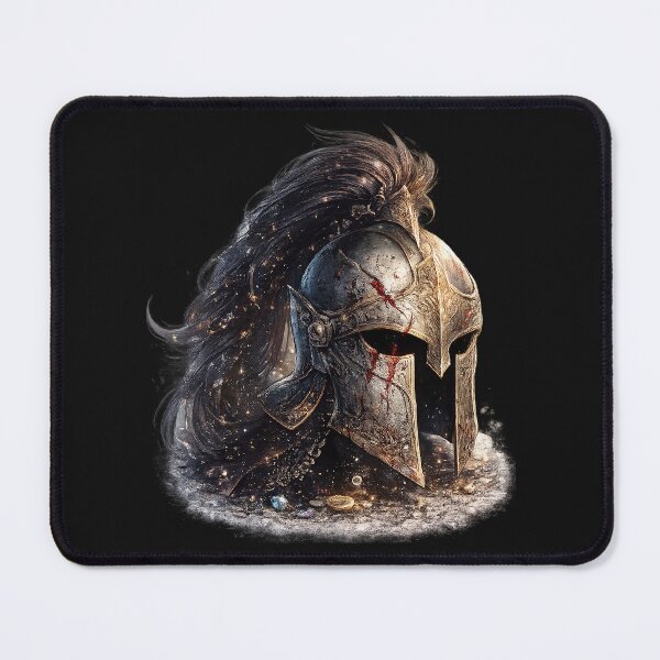 Item preview, Ancient Battle Worn Spartan Warrior Helmet designed and sold by JessicaRHolland.