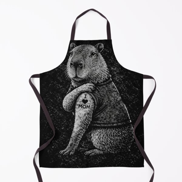Item preview, Cute Capybara I Love Mom Tattoo I Funny animal Lover Capybara Meme designed and sold by will freed18.
