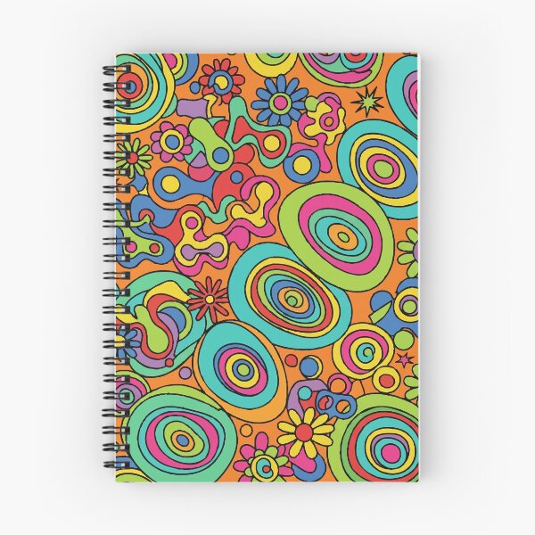 Item preview, Retro 60s 70s Psychedelic Groovy Hippie Flower Power Pattern designed and sold by Far Out Goods.