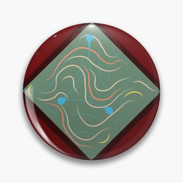 Item preview, Mint and Burgundy Checkers  designed and sold by LatexFreeBeans.