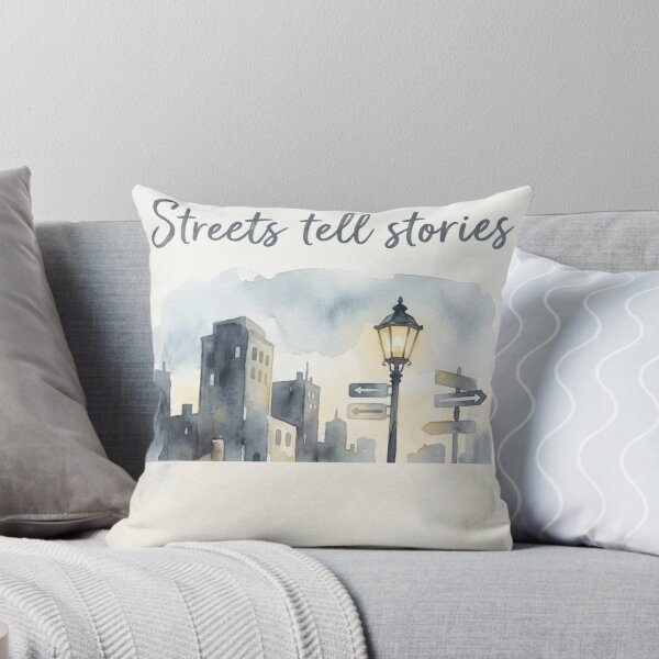 Item preview, Urban Street Silhouette Style | Streets Tell Stories designed and sold by Polariszero.