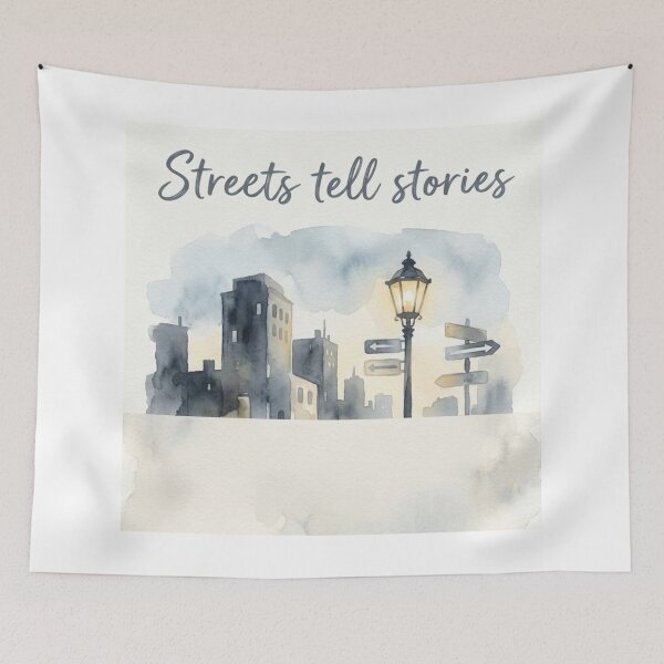 Item preview, Urban Street Silhouette Style | Streets Tell Stories designed and sold by Polariszero.