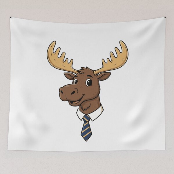 Item preview, Professional Business Moose Boss with Necktie designed and sold by k3rstman1.