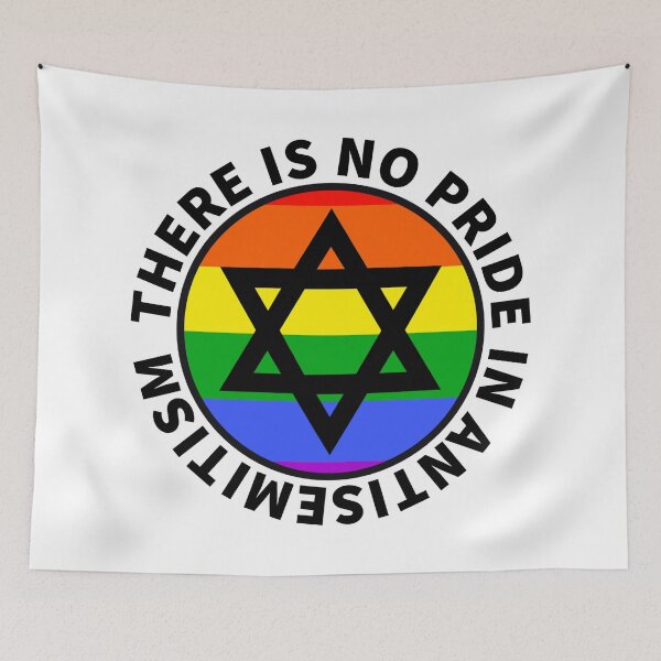 Item preview, There is no pride in antisemitism. designed and sold by Rachel the Artist .