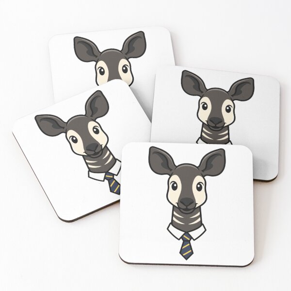 Item preview, Cute Okapi Boss Wearing Business Tie designed and sold by k3rstman1.