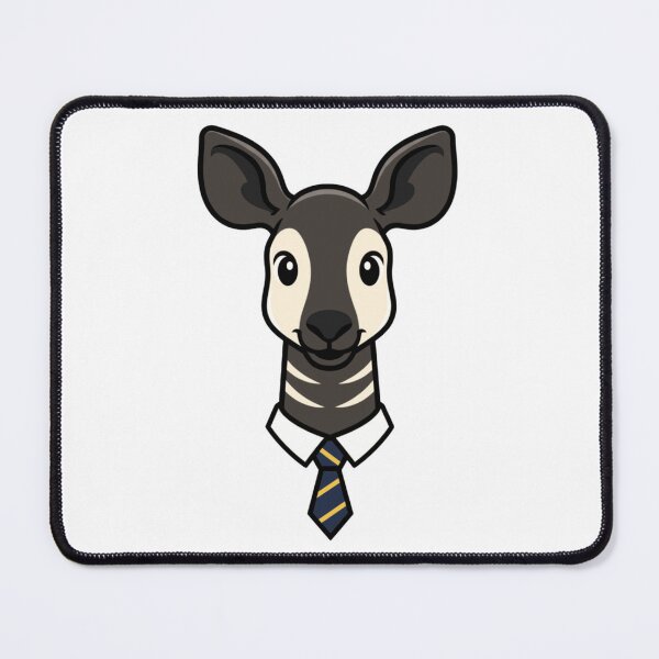 Item preview, Cute Okapi Boss Wearing Business Tie designed and sold by k3rstman1.
