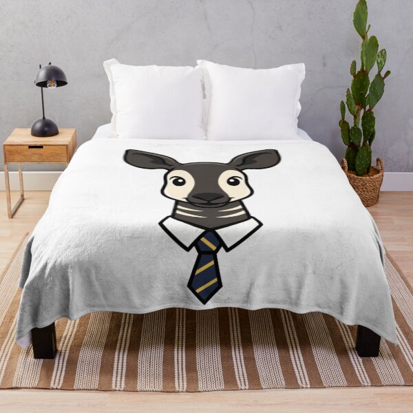 Item preview, Cute Okapi Boss Wearing Business Tie designed and sold by k3rstman1.