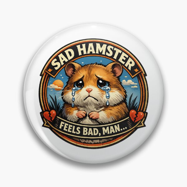 Item preview, Sad Hamster, Sad Hamster Meme, Depressed hamster designed and sold by graphic-genie.