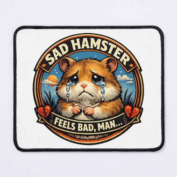Item preview, Sad Hamster, Sad Hamster Meme, Depressed hamster designed and sold by graphic-genie.