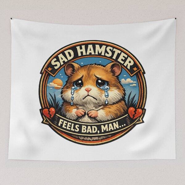 Item preview, Sad Hamster, Sad Hamster Meme, Depressed hamster designed and sold by graphic-genie.
