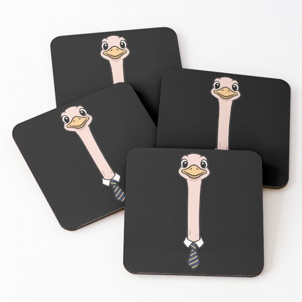 Item preview, Funny Ostrich Boss Wearing Business Necktie designed and sold by k3rstman1.
