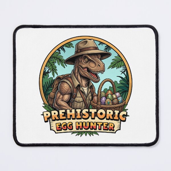 Item preview, Prehistoric Egg Hunter – Funny Easter T-Rex Explorer Design designed and sold by relso.