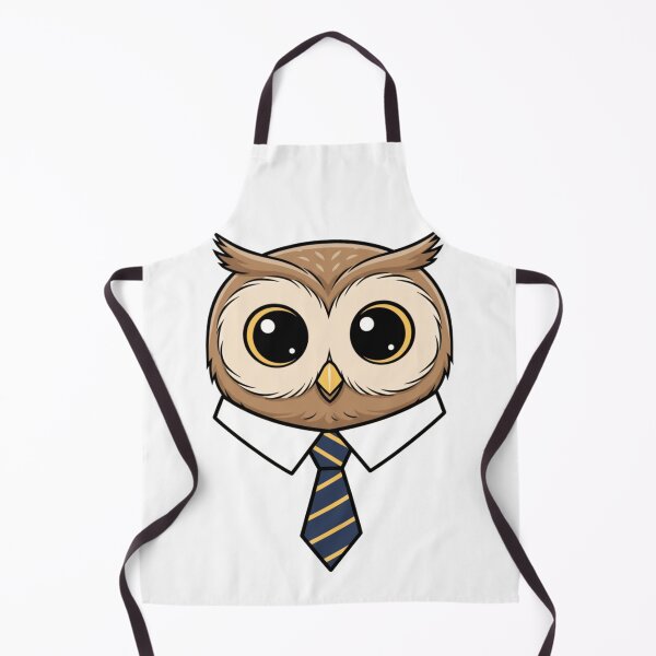 Item preview, Cute Owl Boss Wearing Striped Necktie designed and sold by k3rstman1.