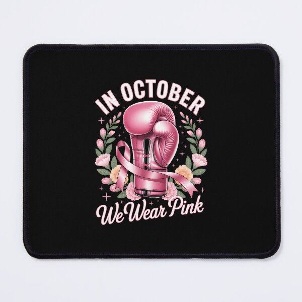 Item preview, In October We Wear Pink Breast Cancer Warrior Gloves Boxing designed and sold by EllenJast.