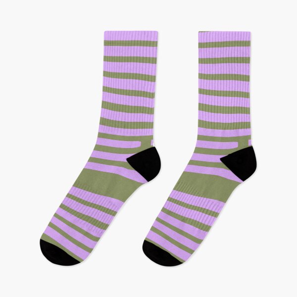 Item preview, minimal retro purple and olive stripes abstract designed and sold by Thetdesigns.