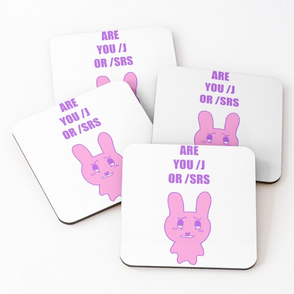 Item preview, [Dark Colors] Are You /j or /srs Bunny designed and sold by RozDrawzBiz.